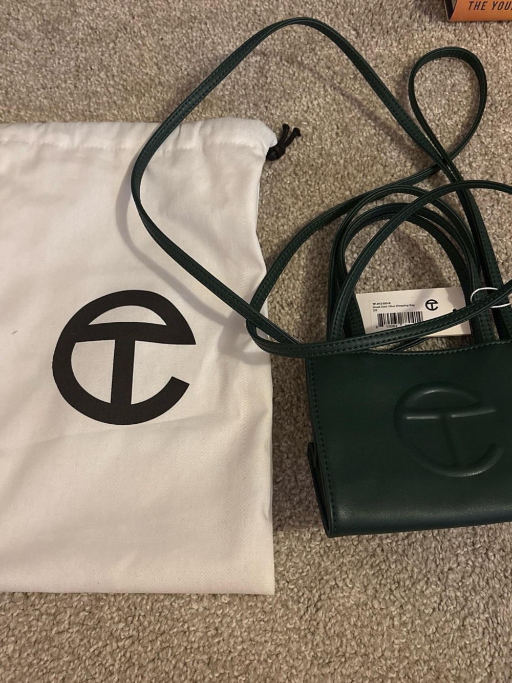 Telfar Small Shopping bag in Dark Olive